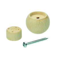 Holzgriff f&uuml;r 4 St. Filznadeln, 3 - tlg /...