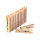 Holzklammern  roh 72 x 10 mm 50 St&uuml;ck
