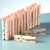 Holzklammern  roh, 72 mm 500 Stk.