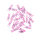 Holzklammern  rosa, 30 mm 24 Stk.
