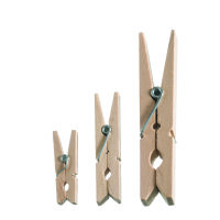 Holzklammern  roh, 30 / 45 / 72 mm 12 / 12 / 6 Stk.